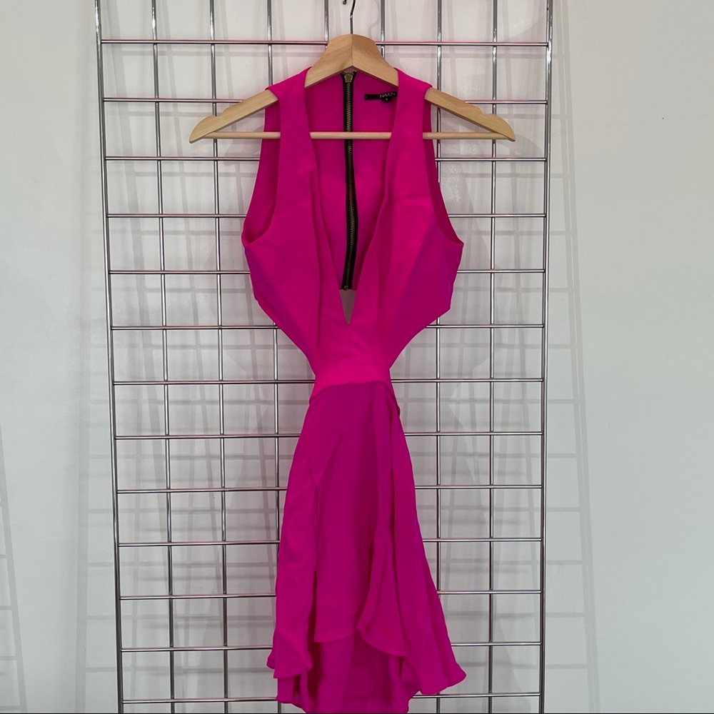Open side mini dress